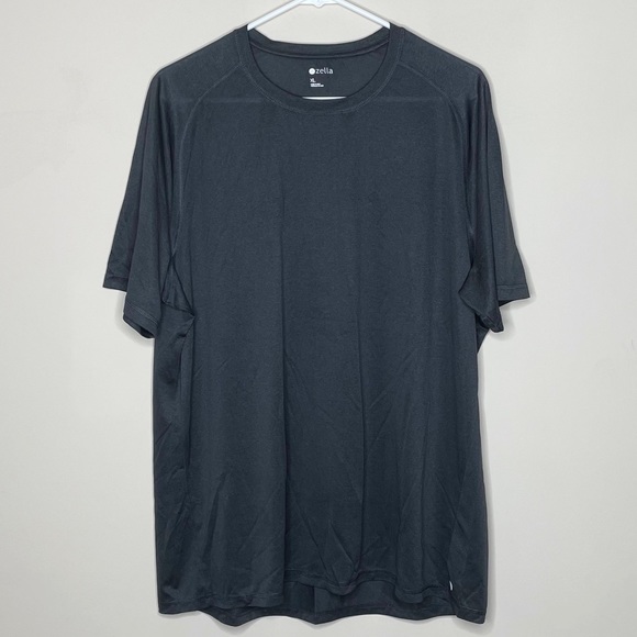 Two Zella Low Compression Gym & Training Short Sleeve Shirts Gray & Blue X-Large - Picture 4 of 8